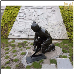 鑄銅關公 供應中醫(yī)文化雕塑