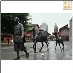 商業(yè)街景觀人物雕塑定制 商業(yè)街景觀人物雕塑定制