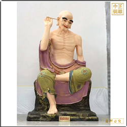 鑄銅關公 十八羅漢銅佛像廠家