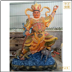 鑄銅關公 2.5米四大天王佛像廠家批發