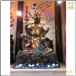 黑臉四大天王佛像鑄造 黑臉四大天王佛像鑄造
