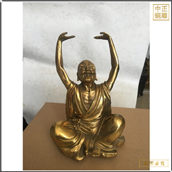 鑄銅關公 各種18羅漢銅佛像雕塑