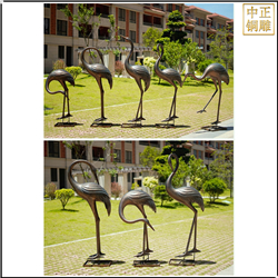 鑄銅關(guān)公 純銅仙鶴雕塑擺件