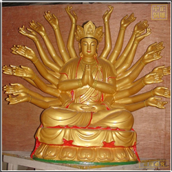 鑄銅關(guān)公 寺院千手觀音菩薩神像
