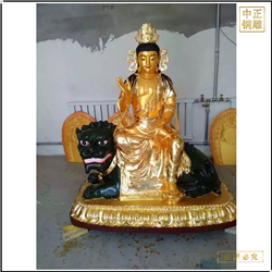 鑄銅關公 加工鑄造寺院文殊普賢銅佛像
