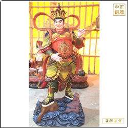 鑄銅四大天王佛像 鑄銅四大天王佛像