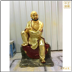 1米8寺廟羅漢銅佛像廠家批發(fā) 1米8寺廟羅漢銅佛像廠家批發(fā)