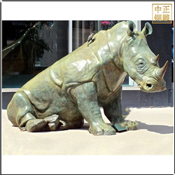 鑄銅關公 大型犀牛雕塑鑄造