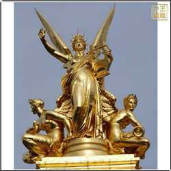 鑄銅關(guān)公 西方奏樂(lè)人物銅雕塑