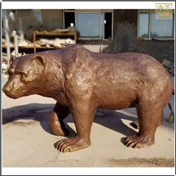 鑄銅關公 北極熊動物雕塑