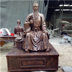 古代中醫名人銅像 古代中醫名人銅像